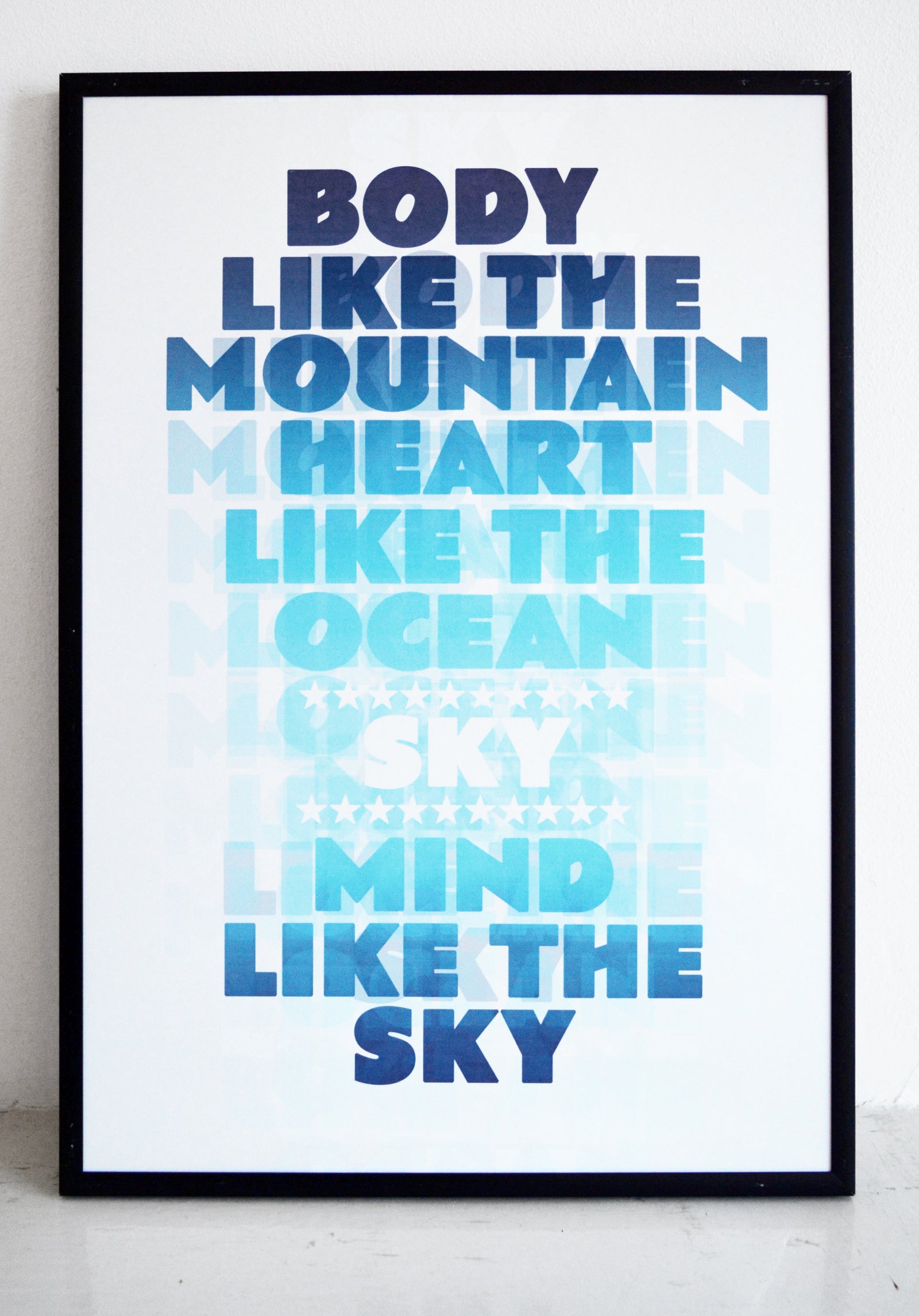 DOGEN QUOTE, SEEK NOTHING, GRASP NOTHING, EXPECT NOTHING, TYPOGRAPHY, BODY, HEART, MIND, OCEAN, MOUNTAIN, SKY, WALL ART, MINDFULNESS, WELLBEING, PEACE, BUDDHISM