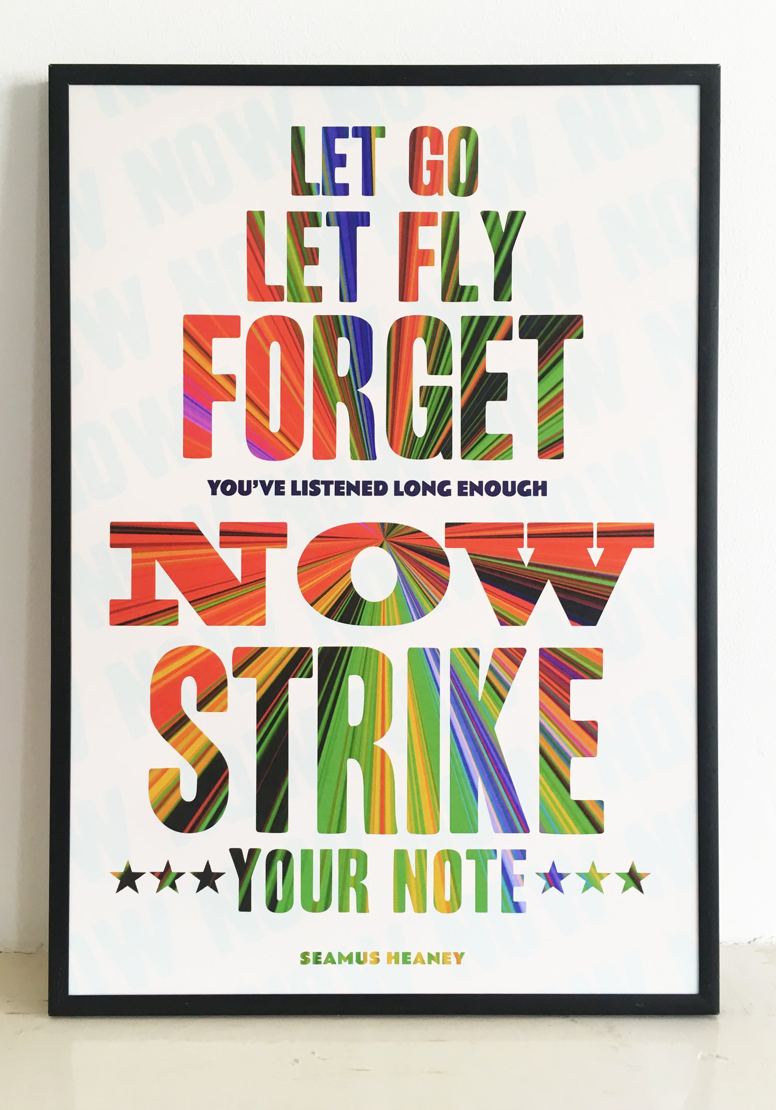 seamus heaney, strike your note, activism, empowerment, authenticity