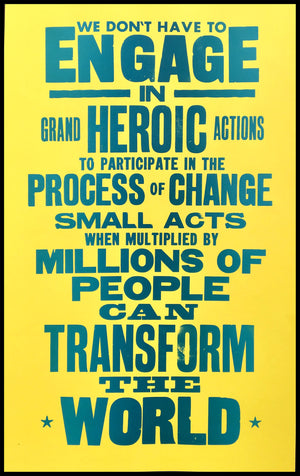 howard zinn poster, politics, change the world