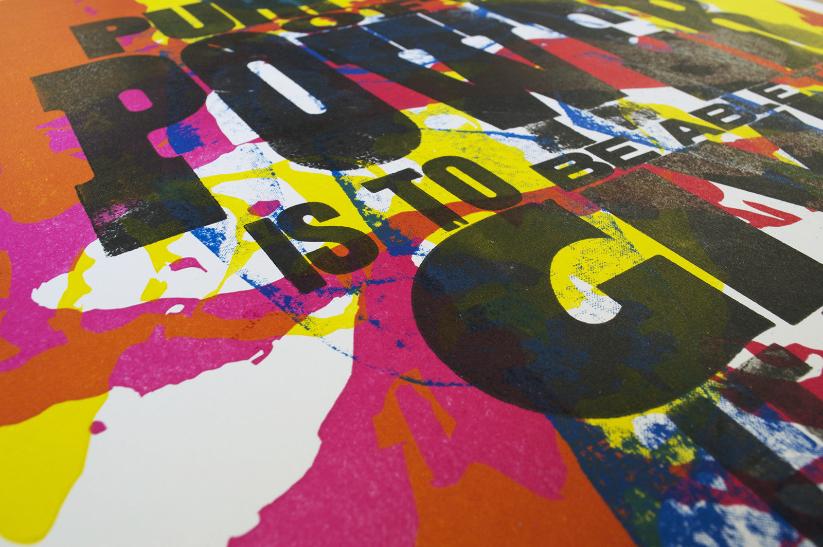 election 2015, Nye Bevan quote, labour party, NHS, art print, lucky budgie,  letterpress, poster, nhs poster, power, wrestling, wrestlers, 1970's, post war print, 